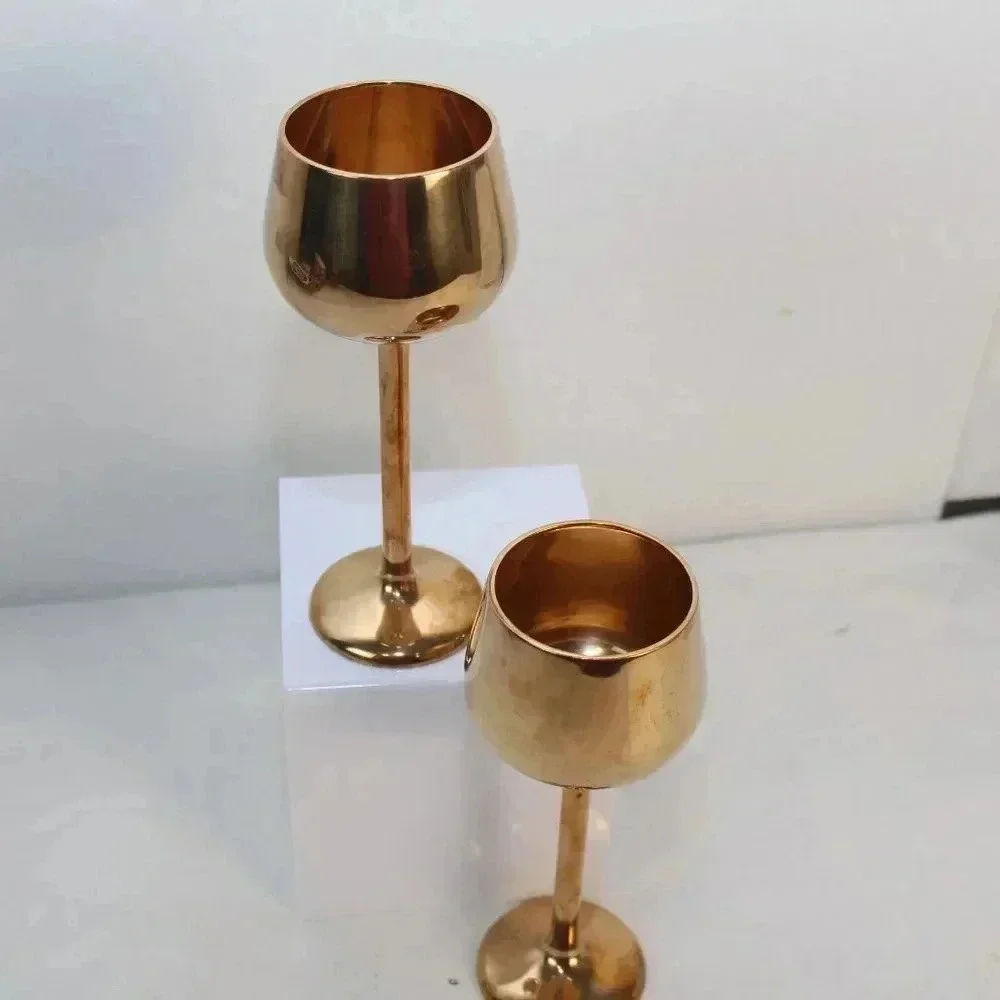 Brass Wine Glasses